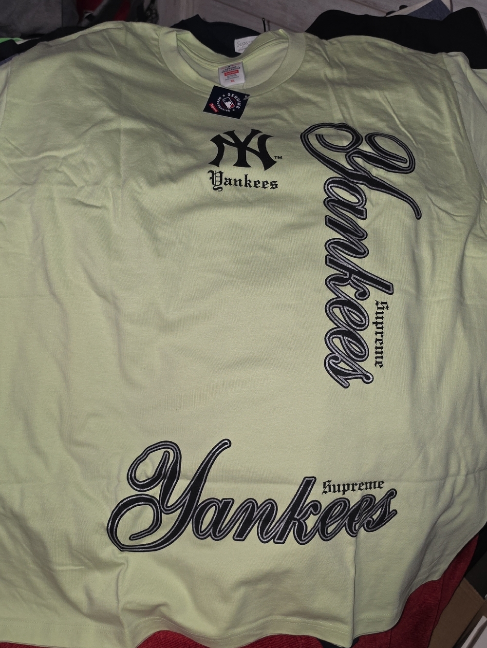 Short Sleeve Tee in Pale Yellow